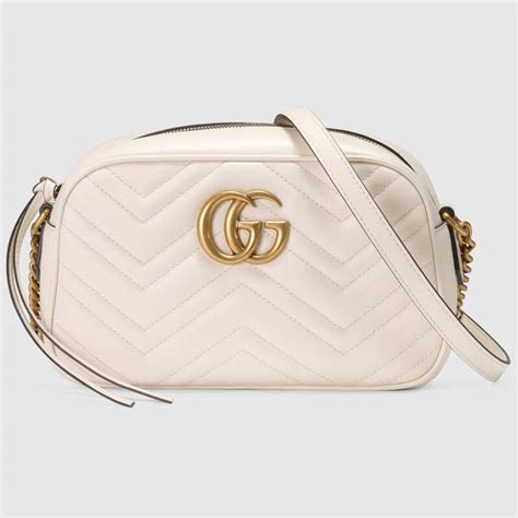 gucci marmont small white bag|gucci marmont suede bag.